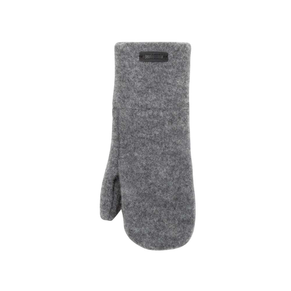 Handschuhe/Fäustlinge aus Wollfleece, Schiefergrau