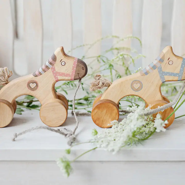 Pferd (Holzspielzeug), rosa - Friendly Toys