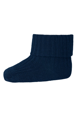 Wollsocken, marineblau - MP Denmark