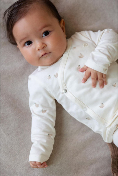 Wickelshirt "Nour" mit Entchen-Print - Noppies