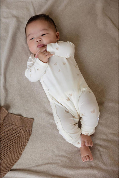 Strampler/Schlafanzug "Nolan" mit Entchen-Print - Noppies