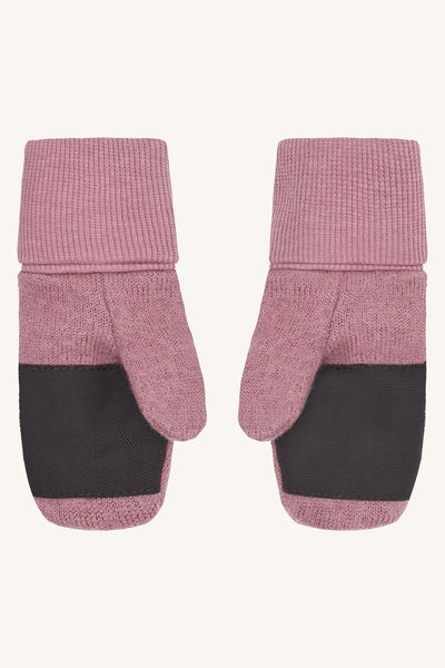 Handschuhe (Fäustlinge) "Felix", Wollwalk, Pale Mauve (Malve) - Hust&Claire