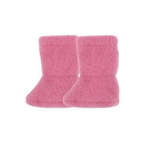 Babystiefel/Schühchen aus Wollfleece, Dusty Pink - Pure Pure by Bauer