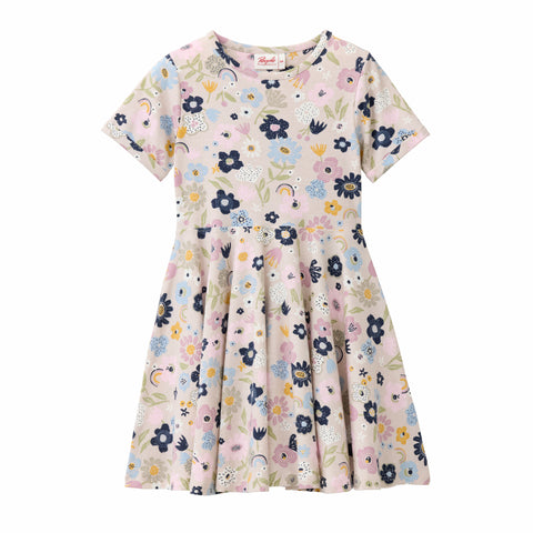 Sommerkleid, geblümt - People Wear Organic