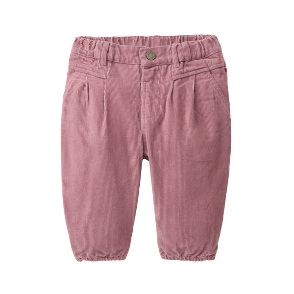 Cordhose, Dunkel Malve, Gummibund - People Wear Organic