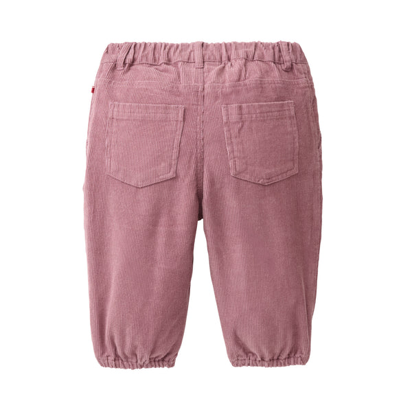 Cordhose, Dunkel Malve, Gummibund - People Wear Organic