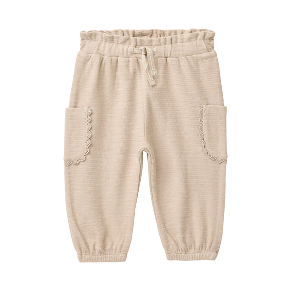 Leichte Sweat-Hose für Babys, Hellbeige- People Wear Organic