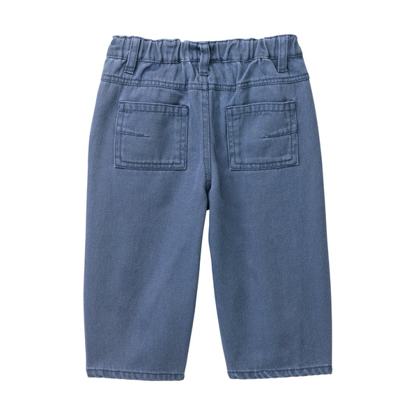 Twill-Hose für Babys und Kleinkinder, Ozean - People Wear Organic