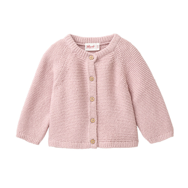 Strickjacke, Malve - People Wear Organic