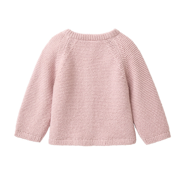 Strickjacke, Malve - People Wear Organic