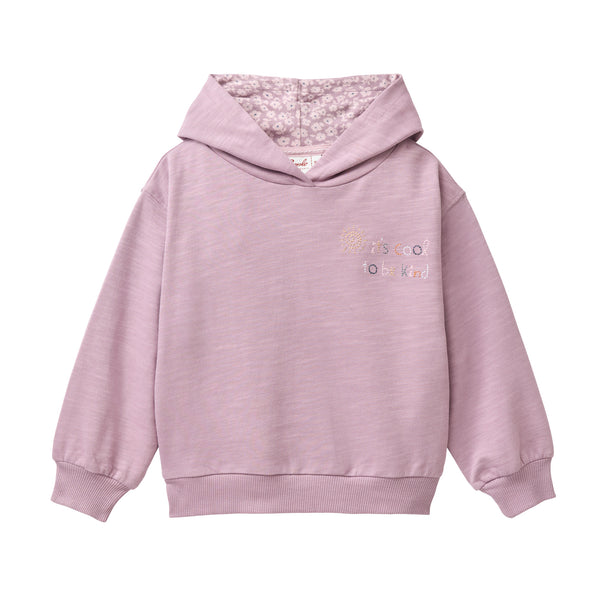 Sweatshirt (Hoodie), Flieder - People Wear Organic