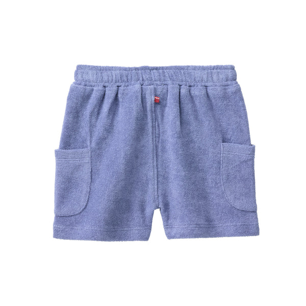 Kurze Hose (Frottee-Shorts), Taubenblau - People Wear Organic