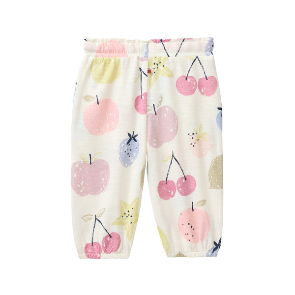 Leichte Sommerhose für Babys, Obst-Print - People Wear Organic