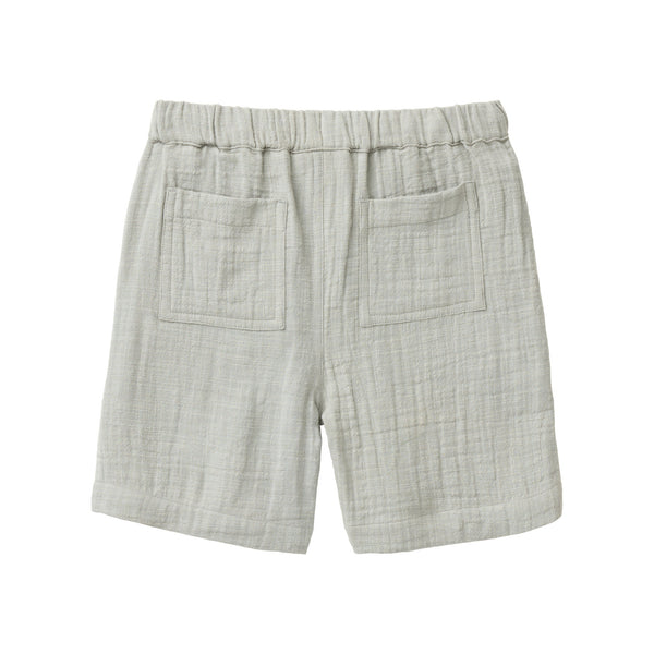 Kurze Hose (Musselin-Bermuda), Helles Olivegrün - People Wear Organic