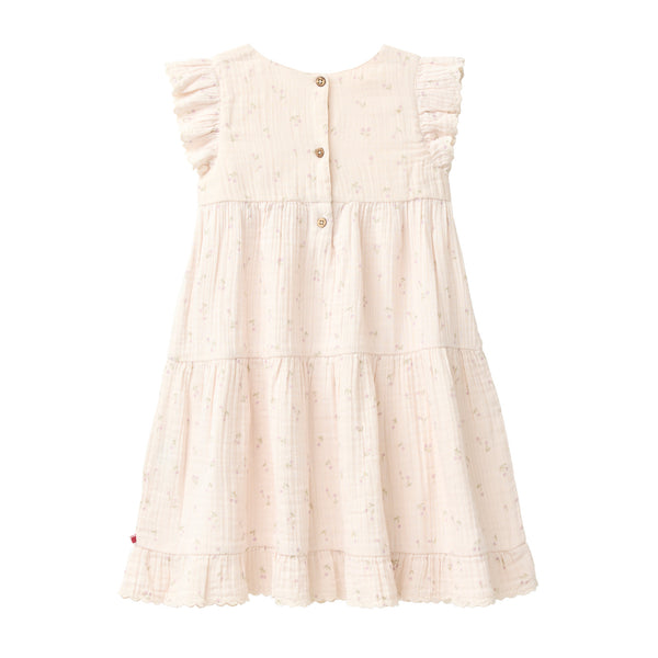 Sommerkleid, Musselin mit Blümchen-Print - People Wear Organic