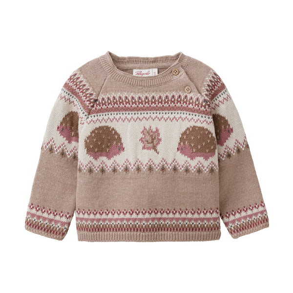 Strickpullover für Babys, Igel - People Wear Organic
