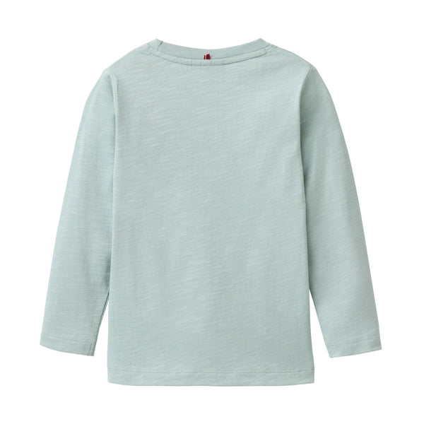 Langarmshirt (Longsleeve), Van in den Bergen, Salbei - People Wear Organic