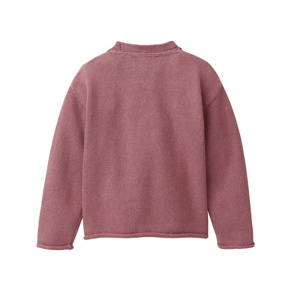Strickjacke (Cardigan), Altrosa - People Wear Organic
