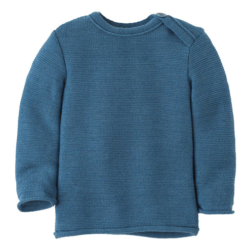 Baby-Pullover, Taubenblau - Disana