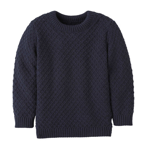 Aran-Pullover, Indigo  - Disana