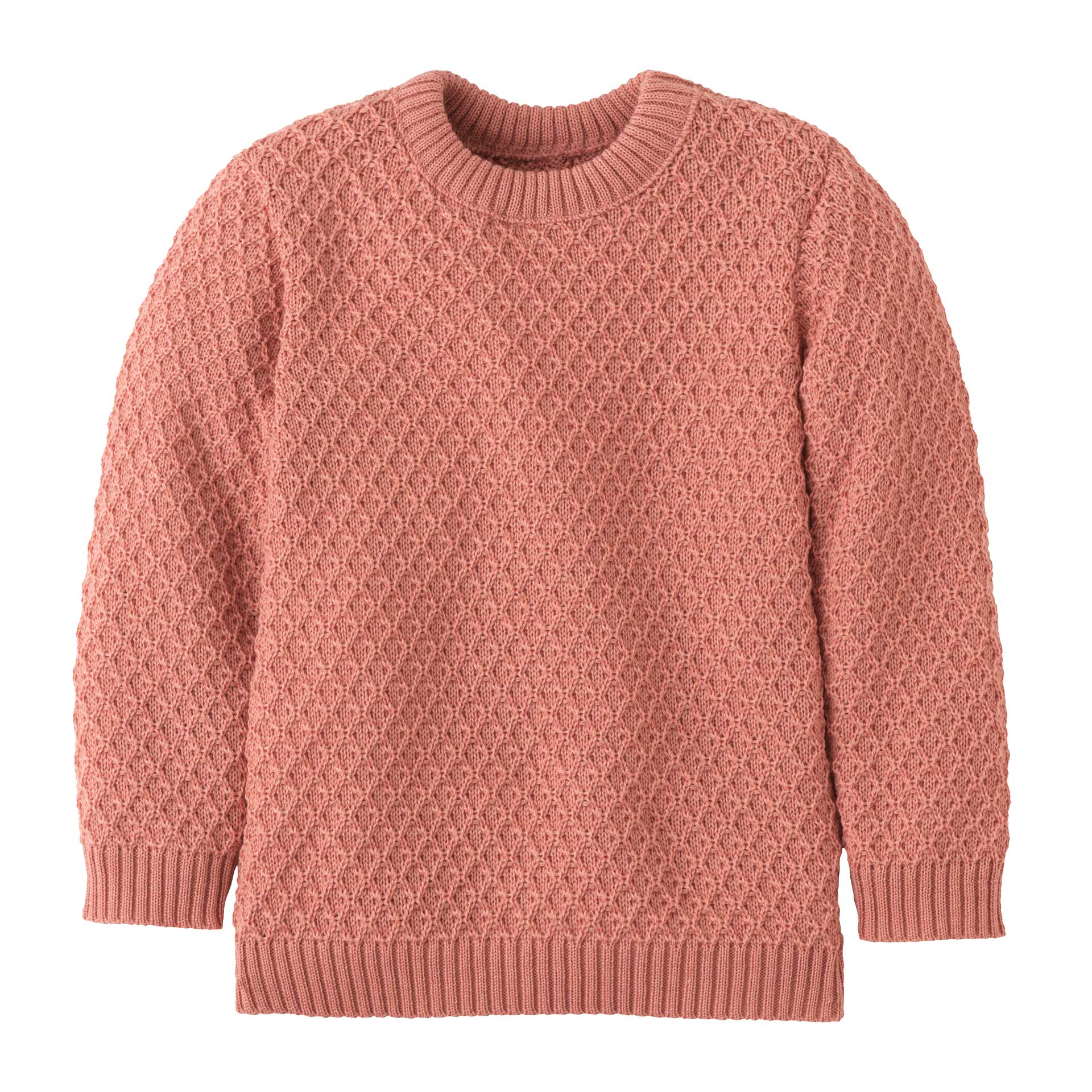 Aran-Pullover, Softpink - Disana