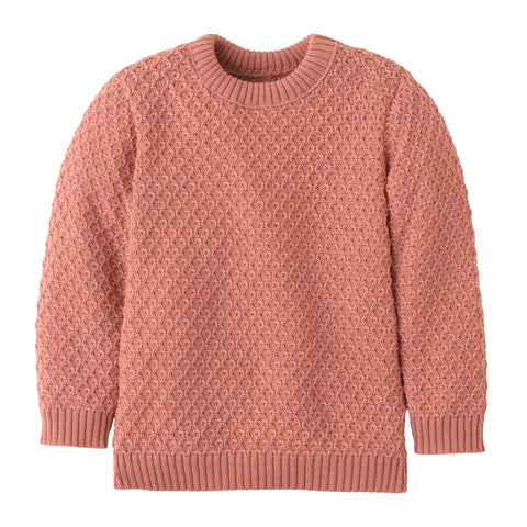 Aran-Pullover, Softpink - Disana