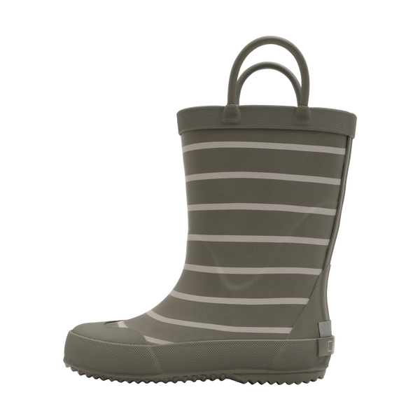 Gummistiefel (Wellies), Grün geringelt (Mulled Basil) - CeLaVi