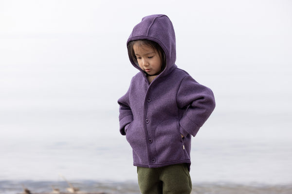Walkjacke, Aubergine - Disana