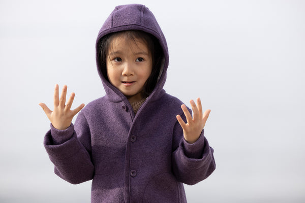 Walkjacke, Aubergine - Disana