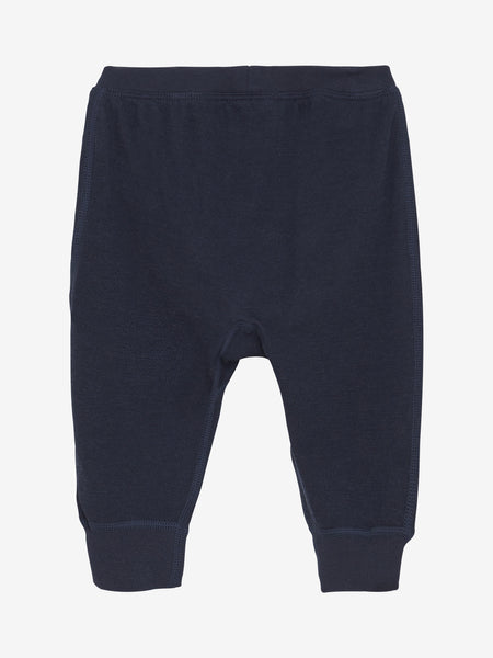 Hose (Harem Pants) aus Wolle/Bambus-Viskose,Nachtblau - CeLaVi