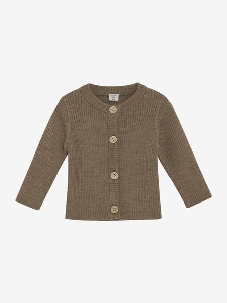 Strickjacke aus Wolle, Jungs/Mädchen, Cocoa Creme (Hellbraun) - CeLaVi