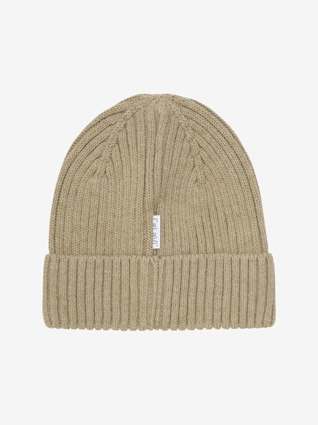 Strickmütze (Beanie), White Pepper (Beige)  - CeLaVi