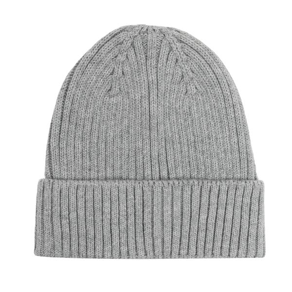Strickmütze (Beanie), Wolle/Baumwolle, Quiet Shade Melange  - CeLaVi