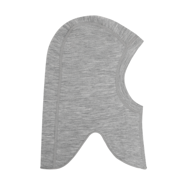 Zweilagige Schlupfmütze (Fahrradmütze) aus feinem Wollstrick, Alloy Melange - CeLaVi