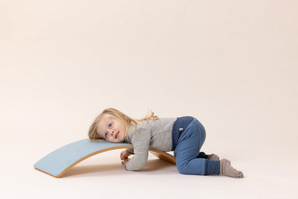 Pumphose (leichte Walkhose), Taubenblau - Disana