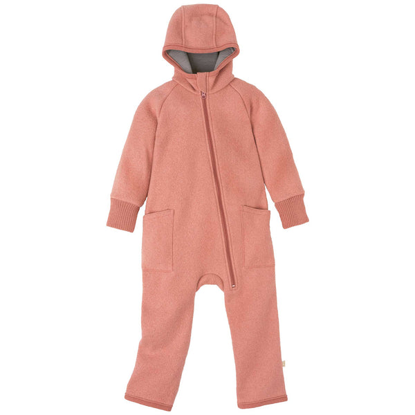 Zipp-Overall (Walk-Overall mit Reißverschluss), Softpink - Disana