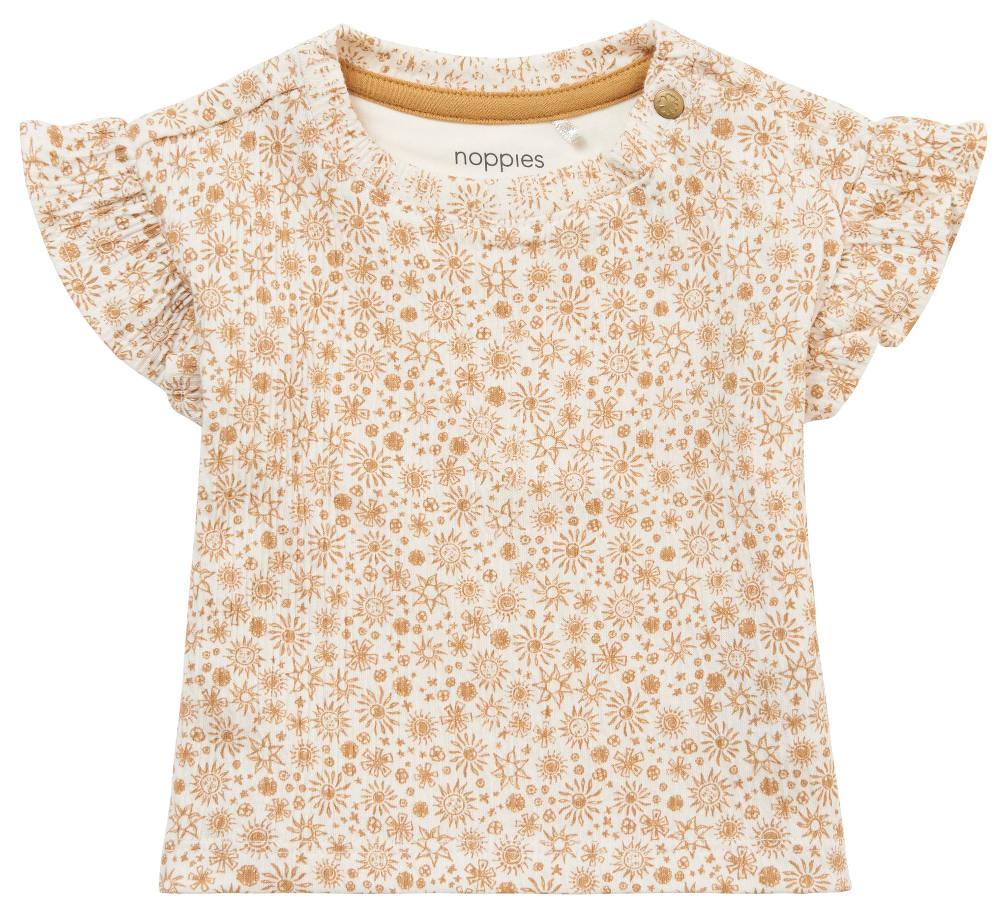 Kurzarm-Shirt mit Blütenprint - Noppies