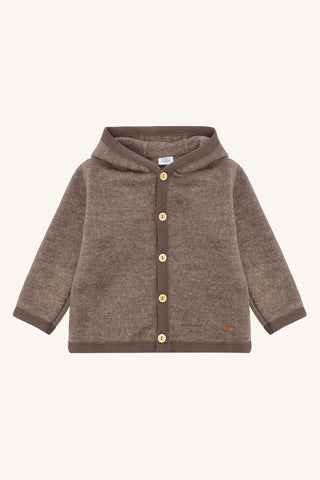 Wollwalkjacke "Ebba", Beaver (Braun) - Hust&Claire