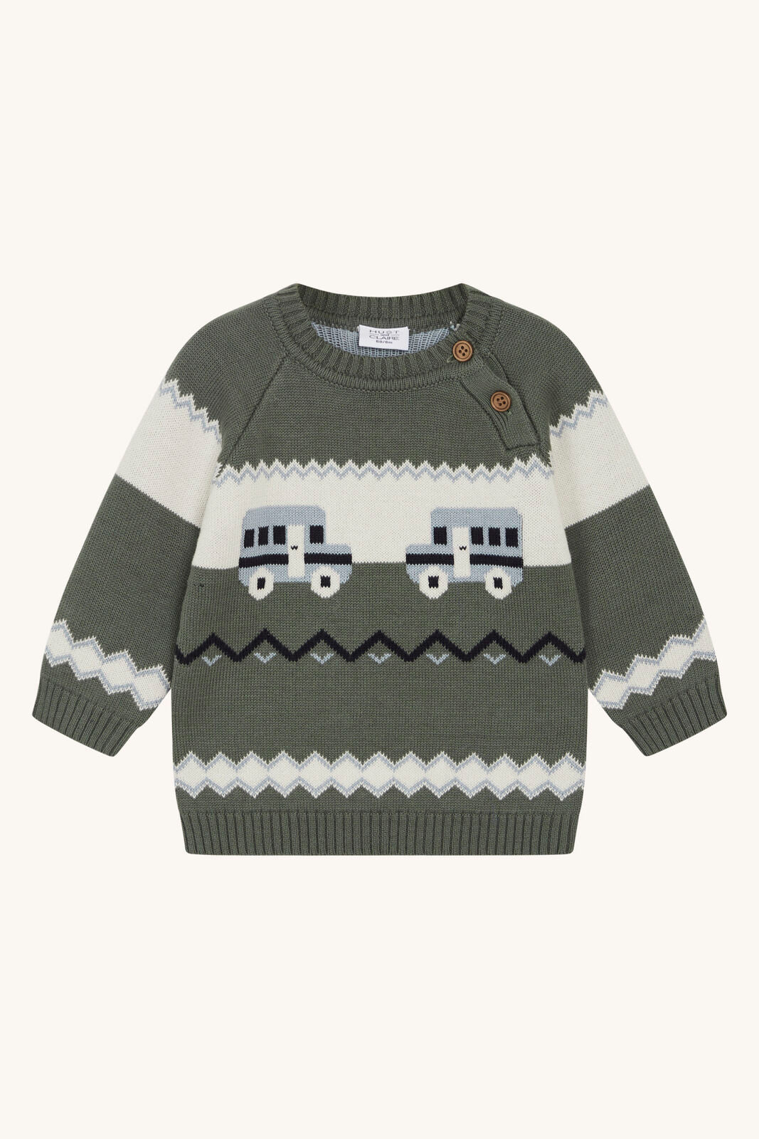 Pullover (Jumper) "Palle" mit Bus-Motiv - Hust&Claire