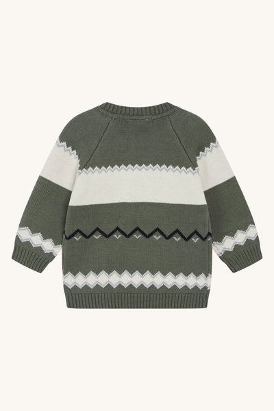 Pullover (Jumper) "Palle" mit Bus-Motiv - Hust&Claire