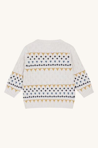 Pullover (Jumper) "Pilou" mit Norwegermuster - Hust&Claire