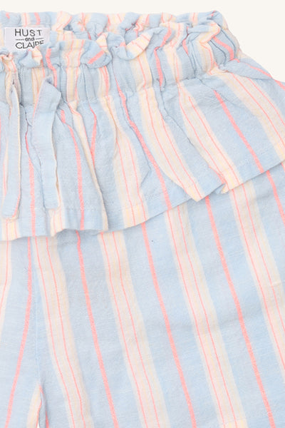 Kurze Hose (Shorts) Helena, Baumwolle/Leinen, gestreift - Hust&Claire