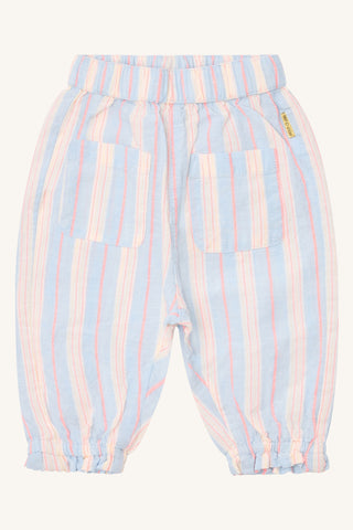 Hose Trine, Baumwolle/Leinen, gestreift - Hust&Claire