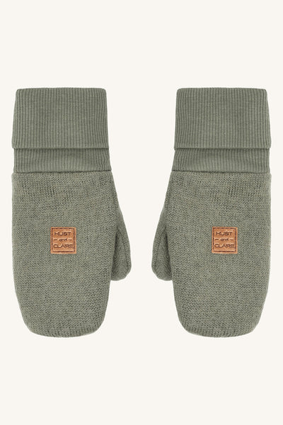 Handschuhe (Fäustlinge) "Felix", Wollwalk, Turtle - Hust&Claire