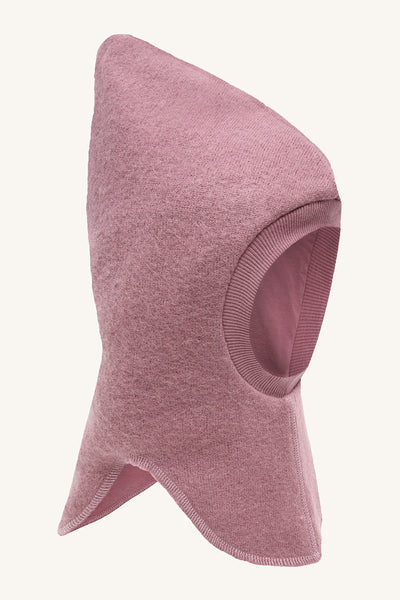 Schlupfmütze (Balaclava) "Feo", Wollwalk, Pale Mauve - Hust&Claire