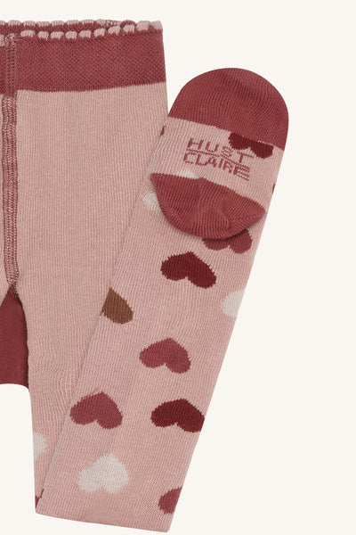 Strumpfhose "Frankie old Hearts", Herzen  - Hust&Claire