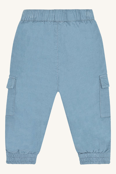 Cord-Hose  "Trevor", Hellblau (Iron Blue) - Hust&Claire