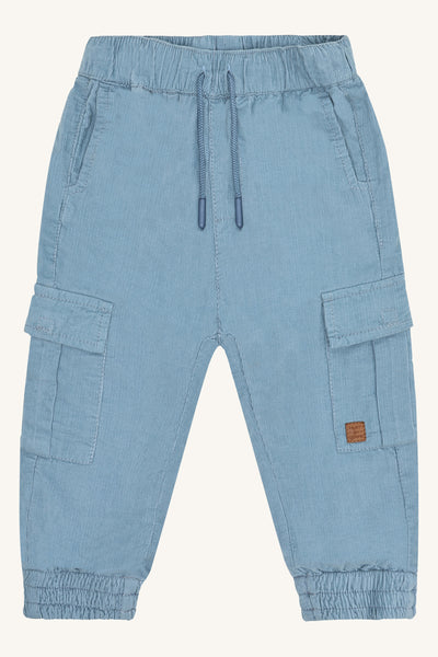 Cord-Hose  "Trevor", Hellblau (Iron Blue) - Hust&Claire