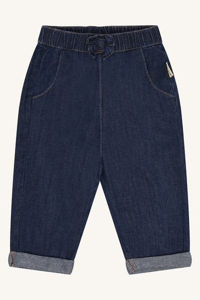 Weiche Jeans "Thea" mit kleiner Schleife - Hust&Claire