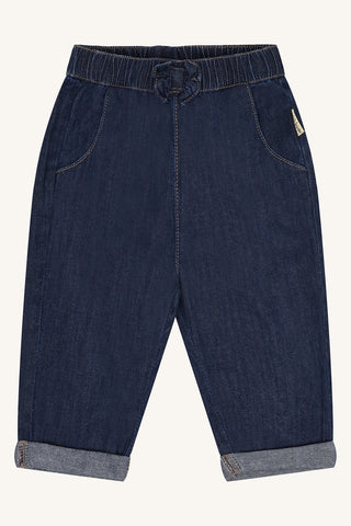 Weiche Jeans "Thea" mit kleiner Schleife - Hust&Claire